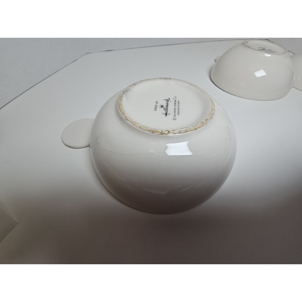 Hallmark Snowflake Nesting‎ Ceramic Measuring Cups Set Of 3 - Picture 5 of 14